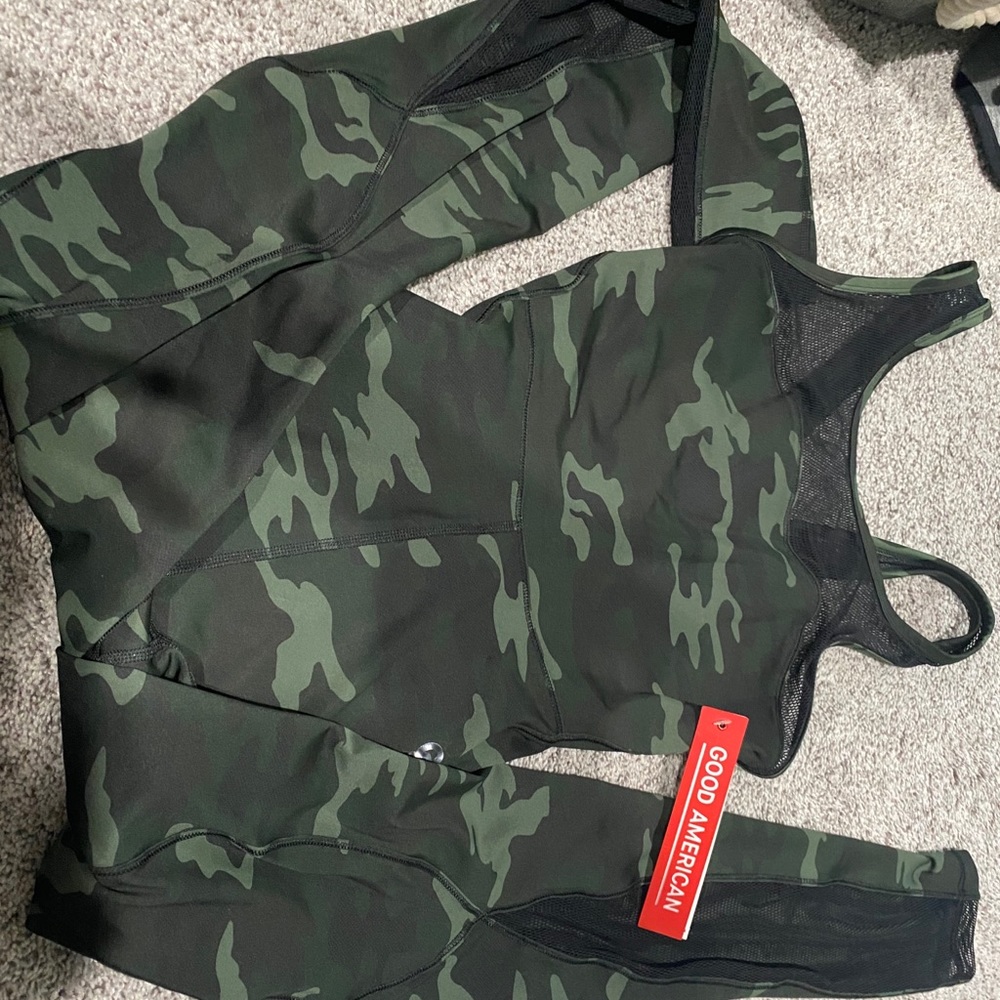Good American Performance Camo One Piece